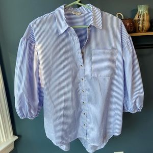 Cato Women’s Stripe Blouse- Size M